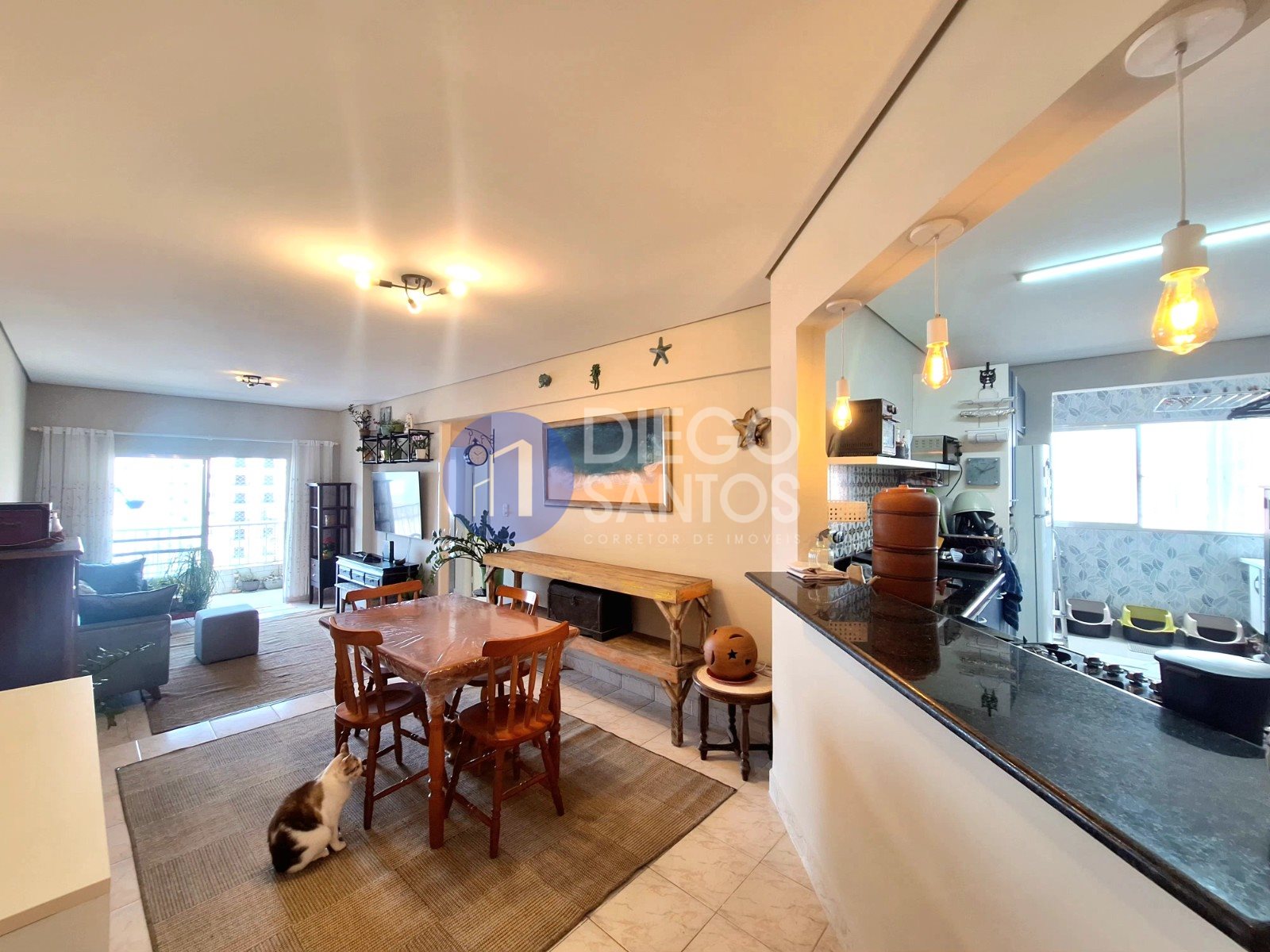 Apartamento Vista Mar 02 Dormitórios 01 Suíte 01 Vaga, 95m2 -  Guilhermina